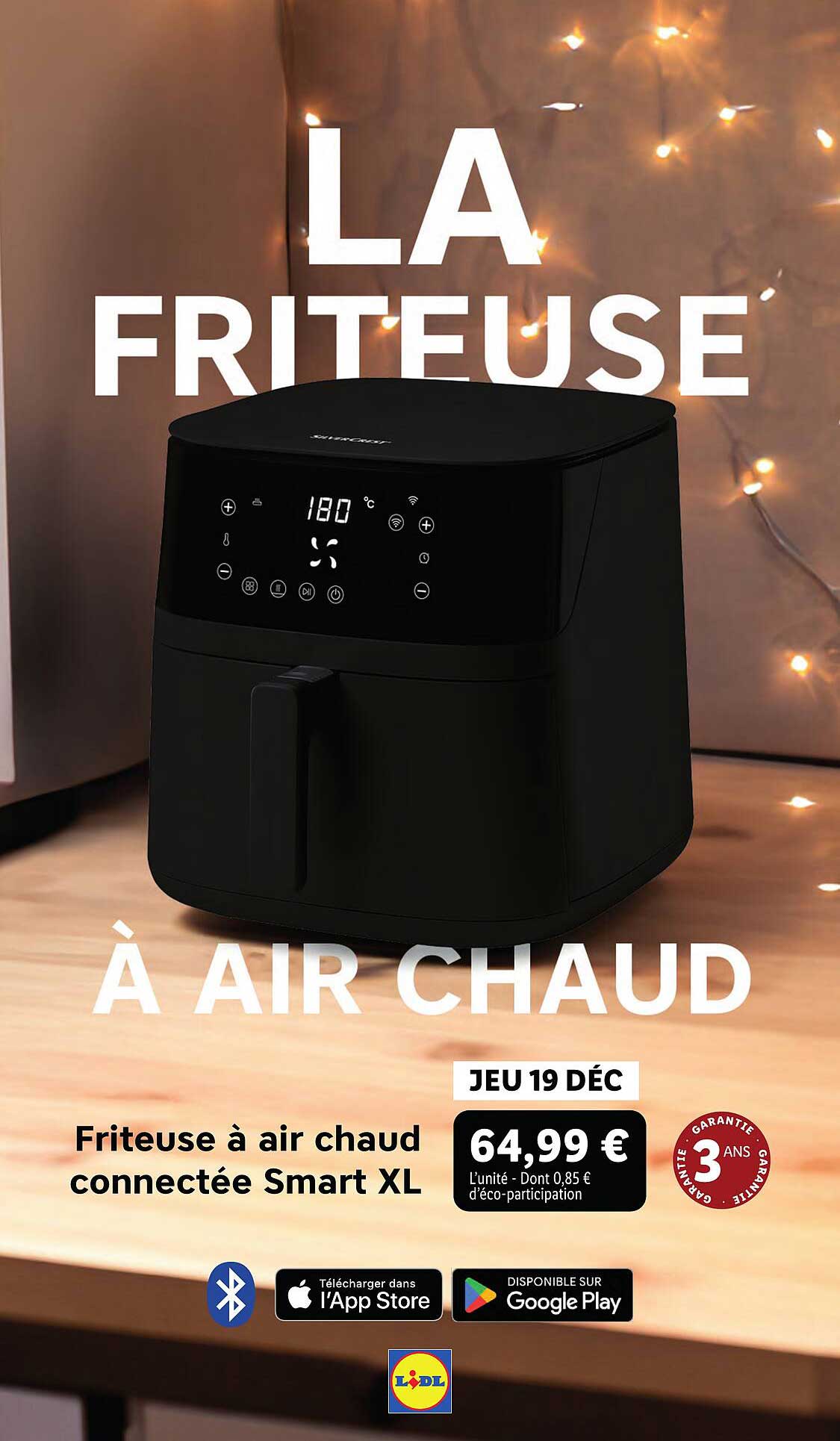 LA FRITEUSE À AIR CHAUD