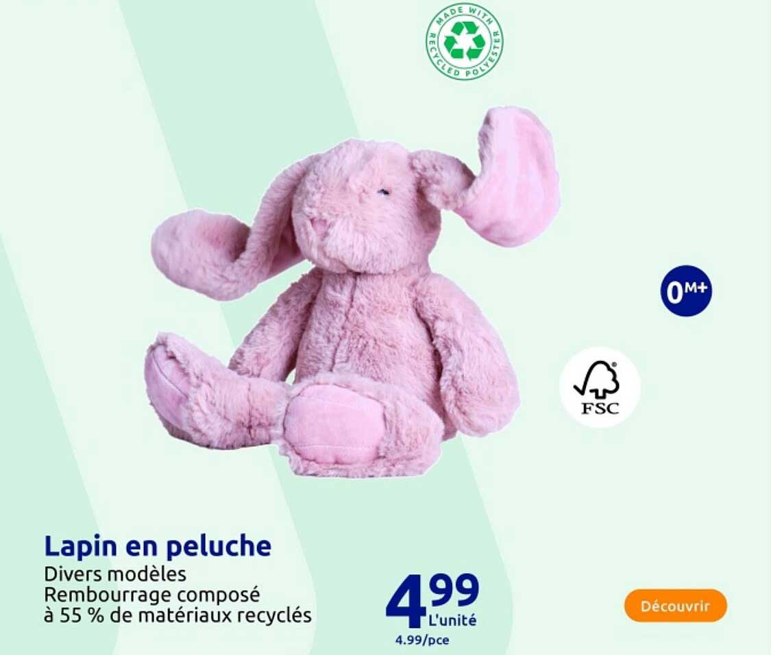 Lapin en peluche