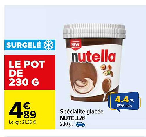 LE POT DE 230 G NUTELLA®