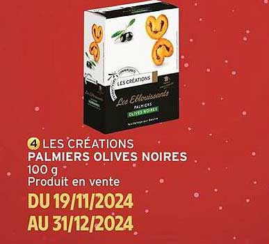 LES CRÉATIONS PALMIERS OLIVES NOIRES