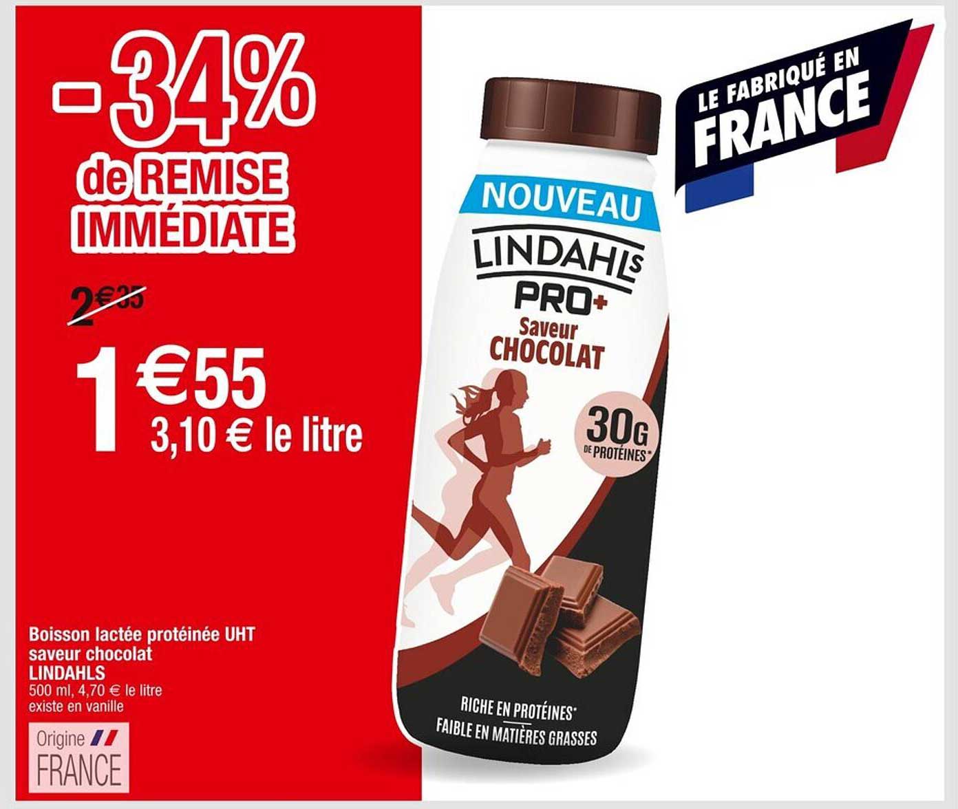 LINDAHLS PRO+ Saveur Chocolat