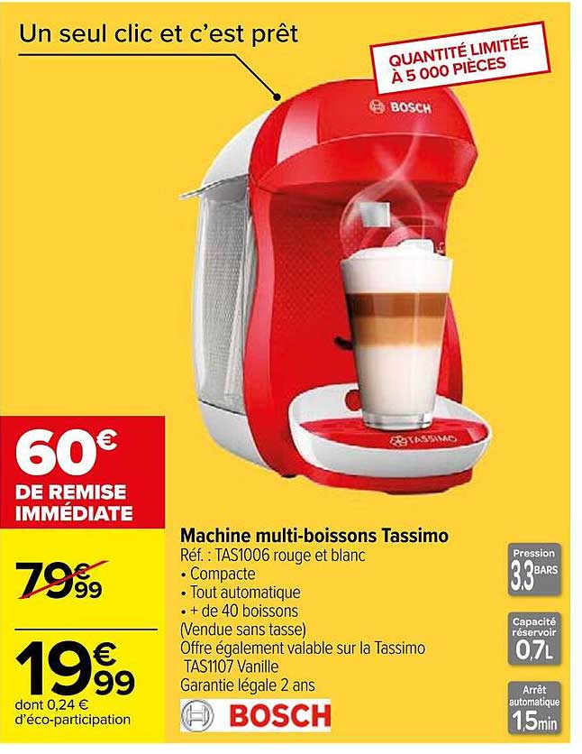 Machine multi-boissons Tassimo