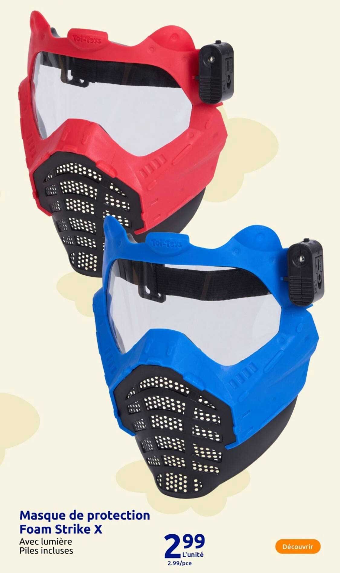 Masque de protection Foam Strike X