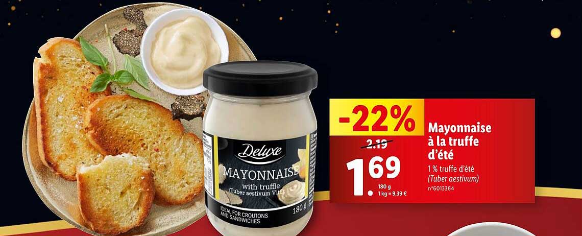 Mayonnaise à la truffe d'été