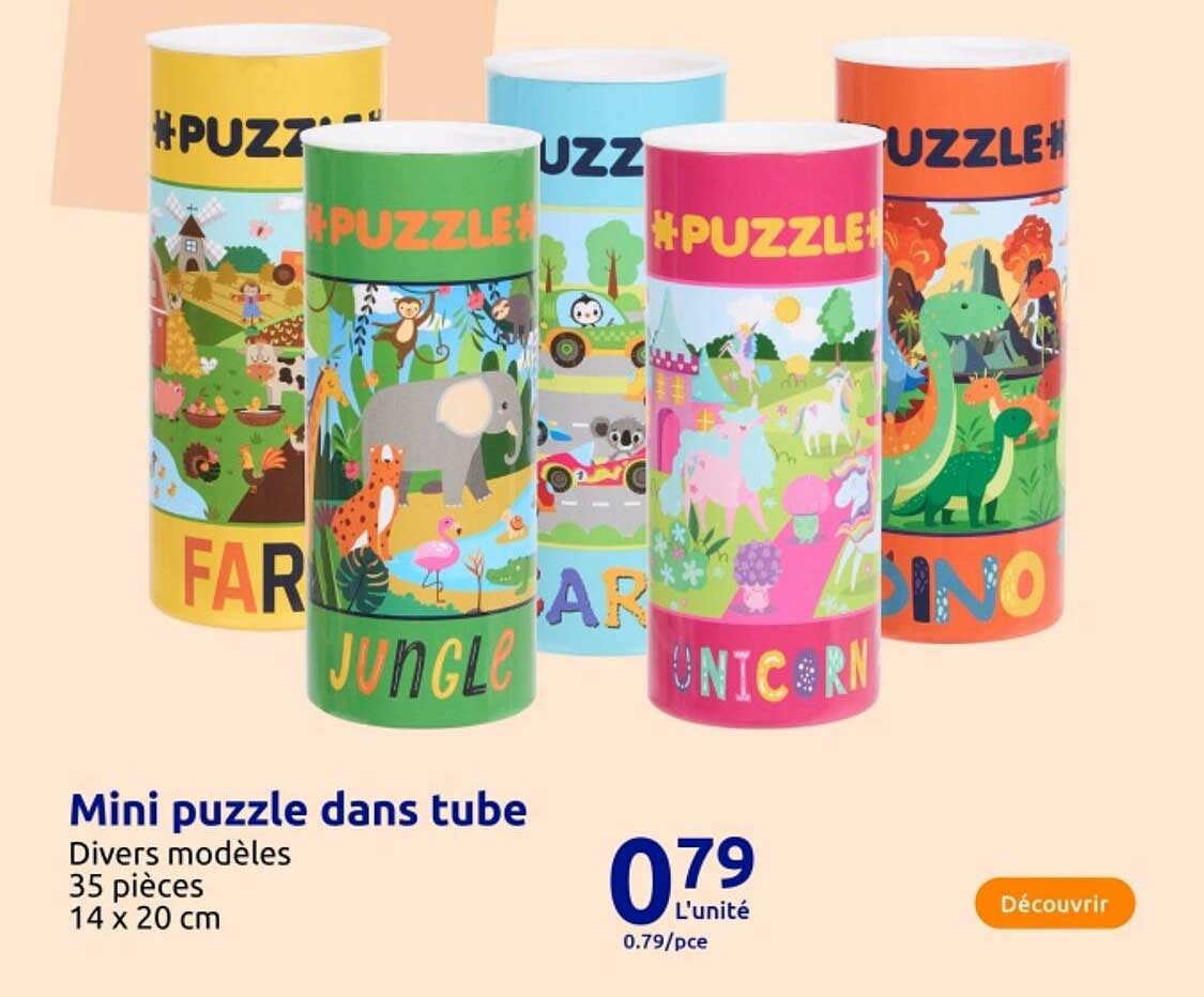 Mini puzzle dans tube