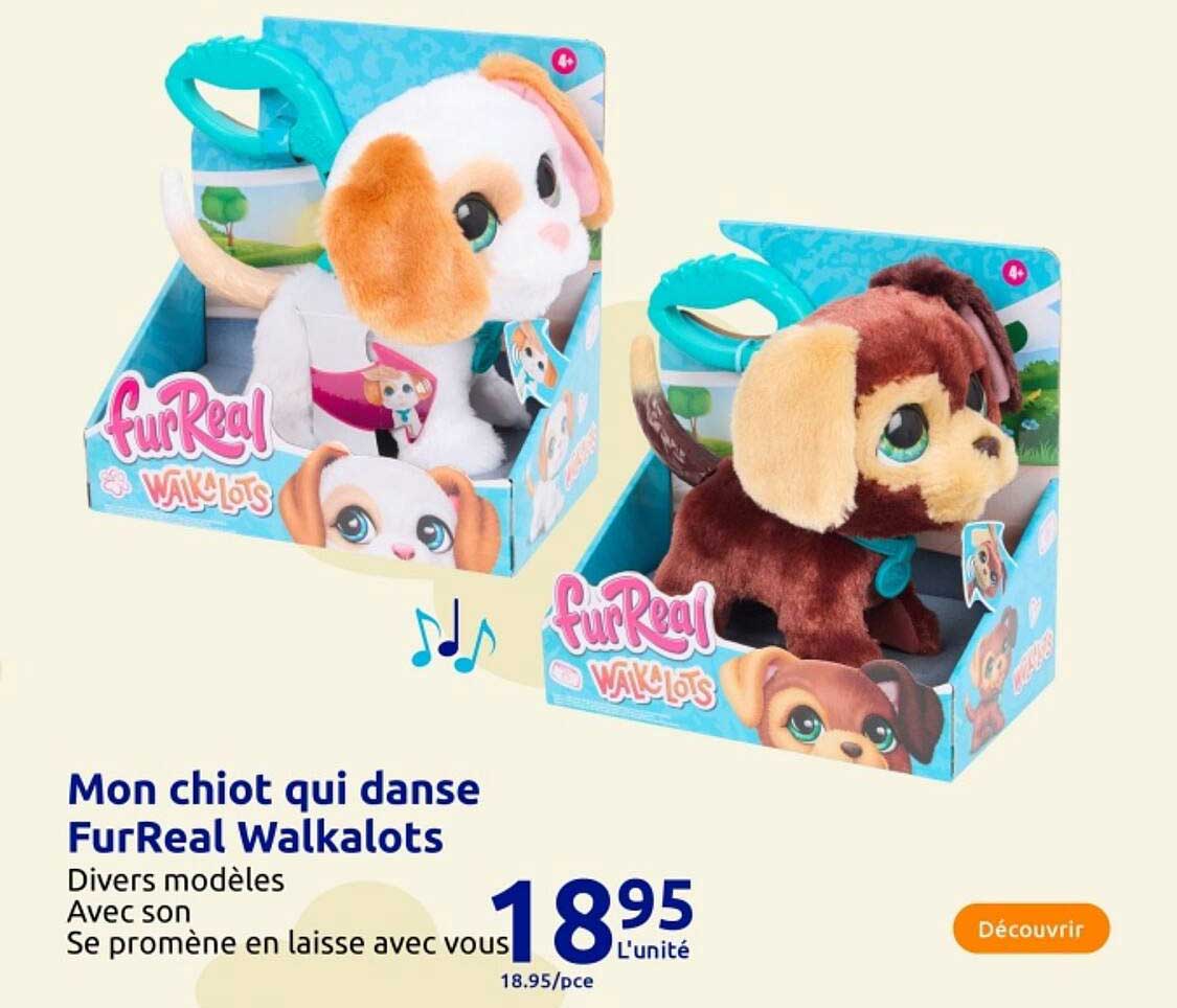 Mon chiot qui danse FurReal Walkalots