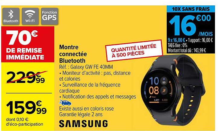 Montre connectée Bluetooth