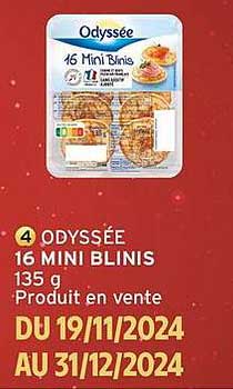 ODYSSEE 16 MINI BLINIS