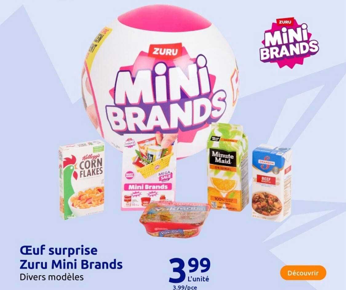 Œuf surprise Zuru Mini Brands