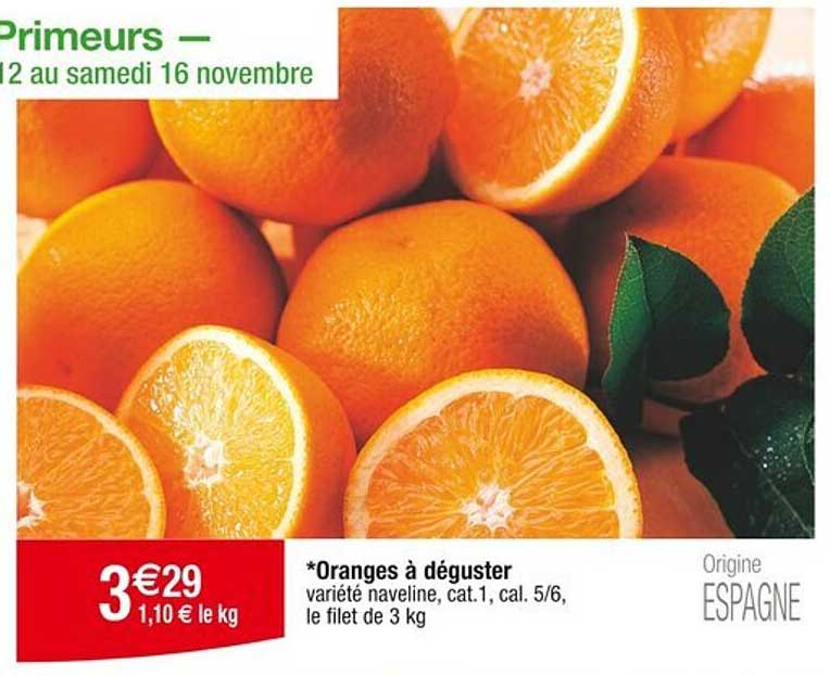 Oranges à déguster