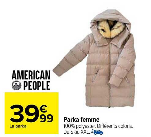 Parka femme