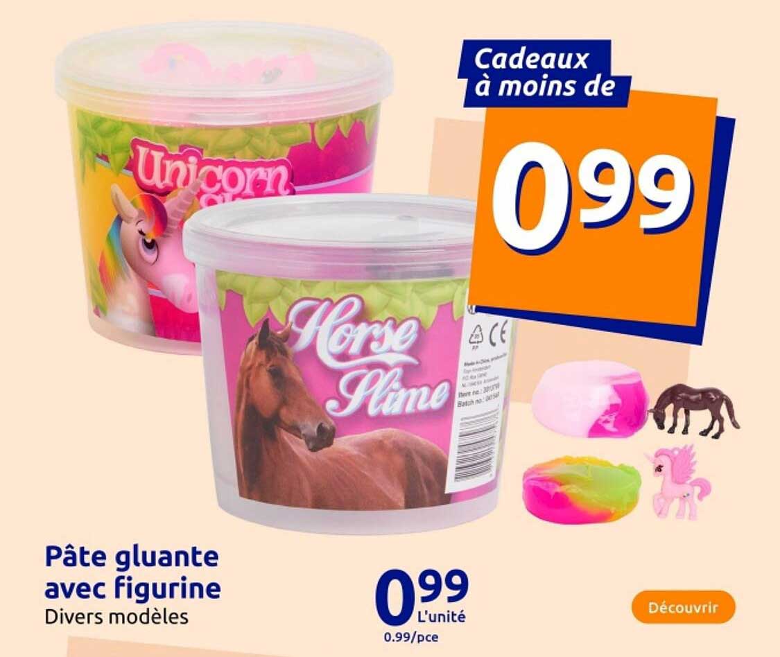 Pâte gluante avec figurine