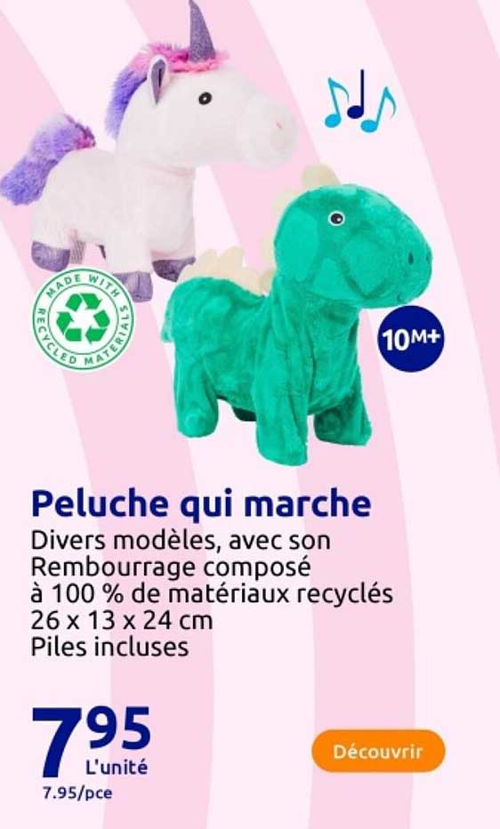 Peluche qui marche