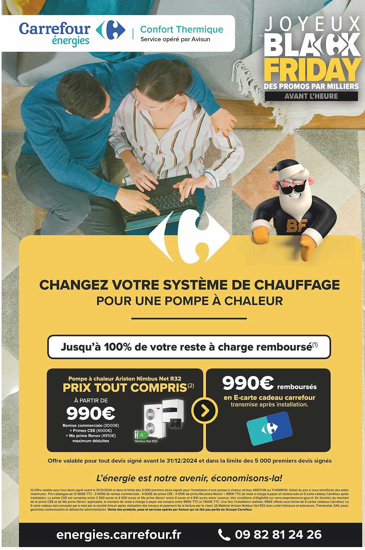 Pompe à chaleur Ariston Nimbus Net R32 PRIX TOUT COMPRIS