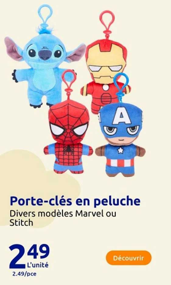 Porte-clés en peluche