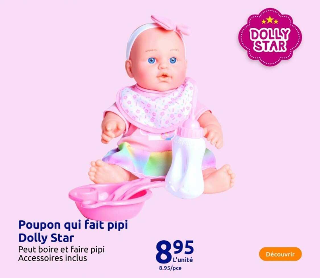 Poupon qui fait pipi Dolly Star