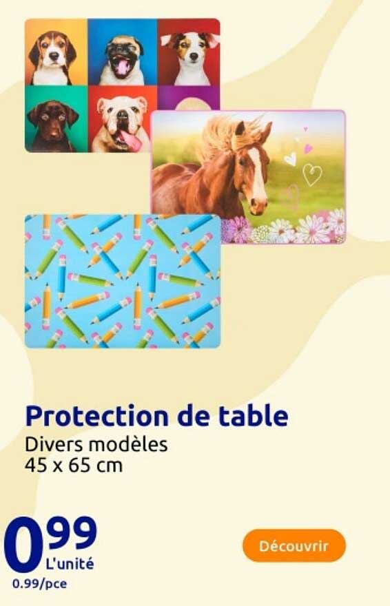 Protection de table