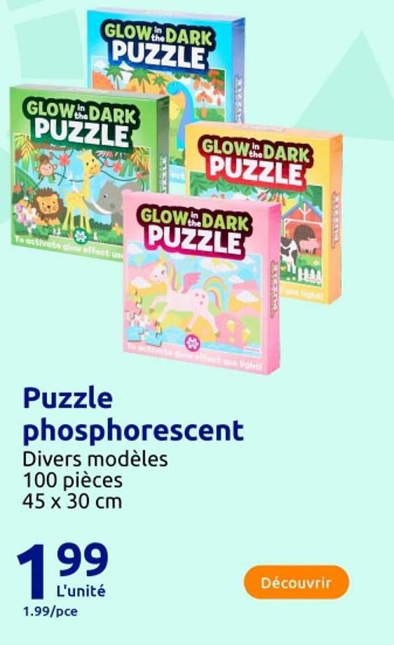 Puzzle phosphorescent