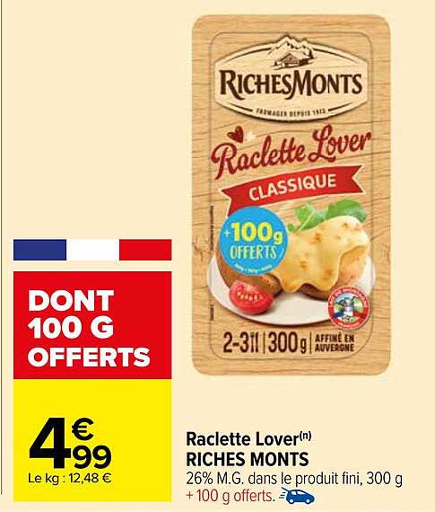 Raclette Lover(n) RICHES MONTS