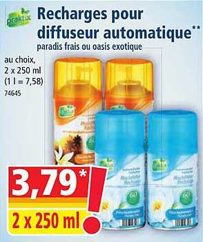 Recharges pour diffuseur automatique**