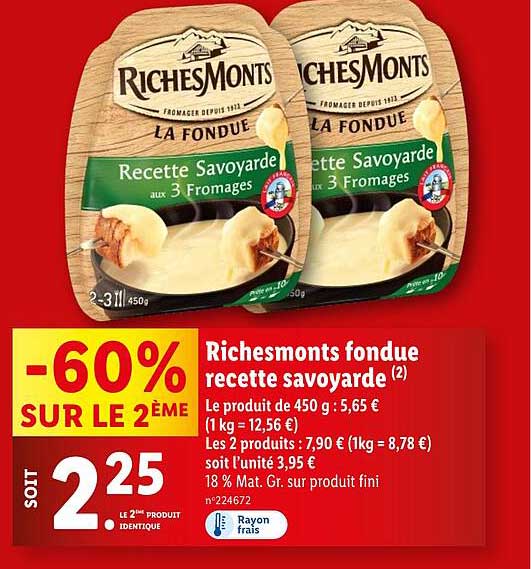 Richesmonts fondue recette savoyarde