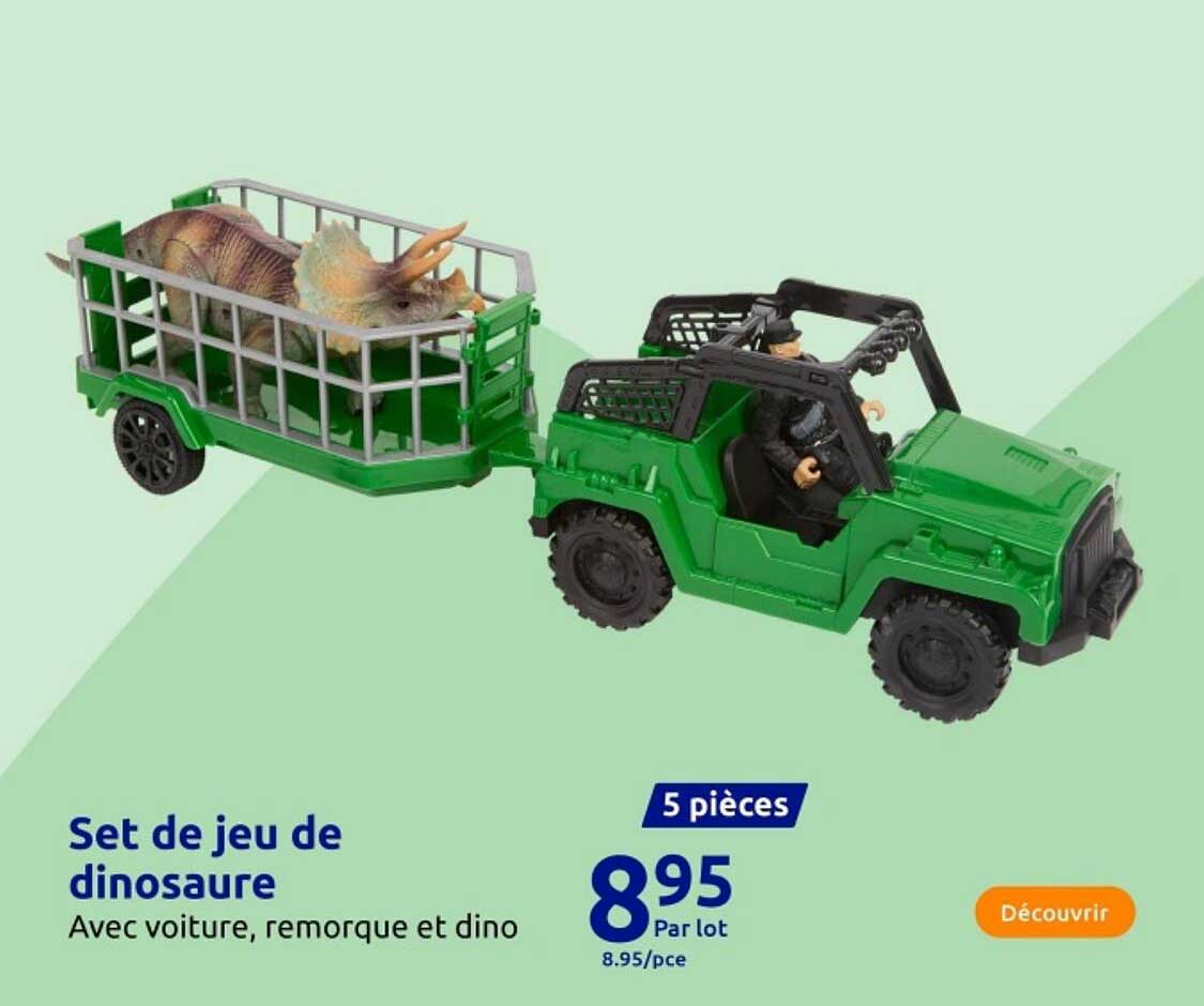 Set de jeu de dinosaure