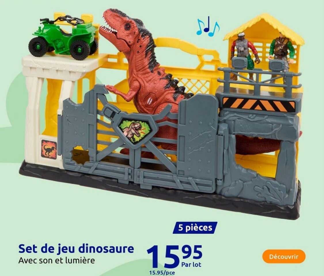 Set de jeu dinosaure