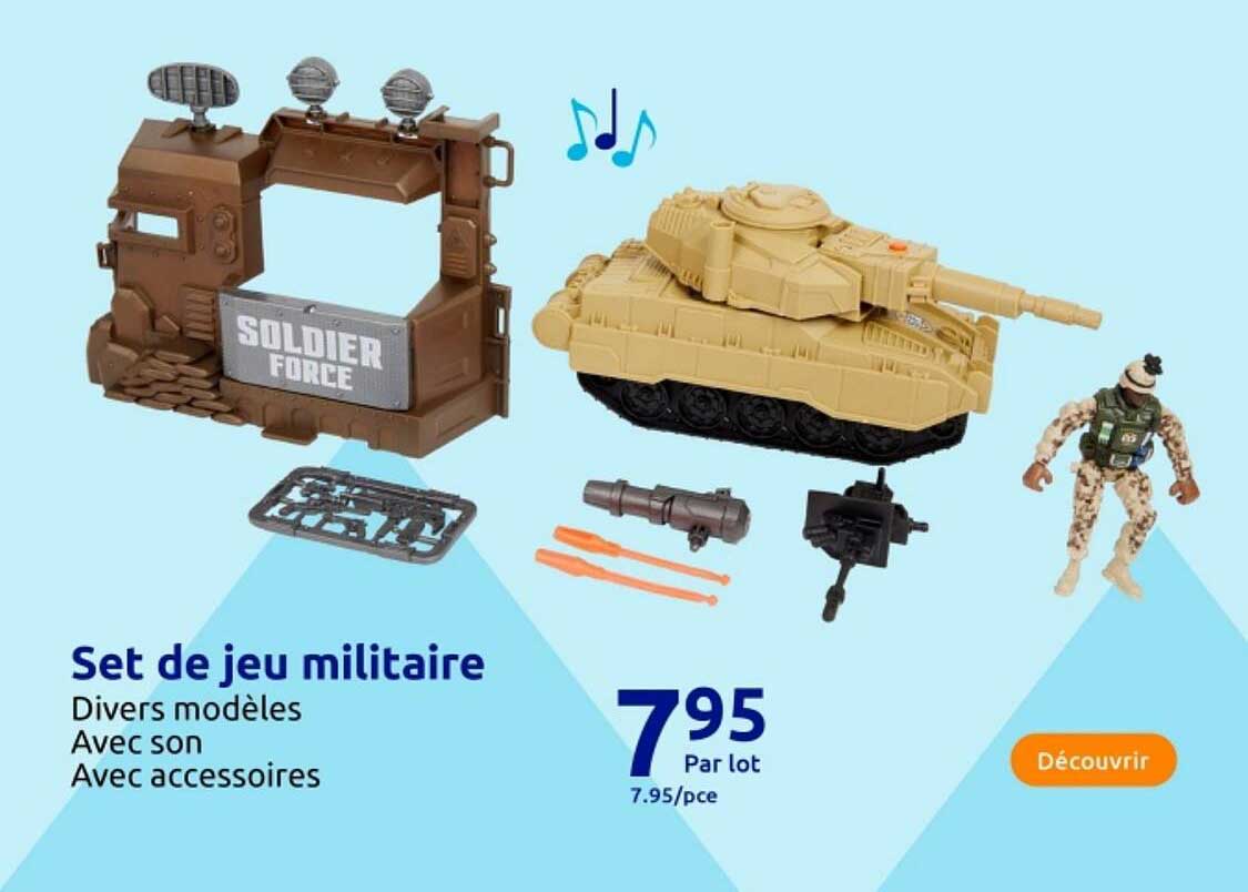 Set de jeu militaire