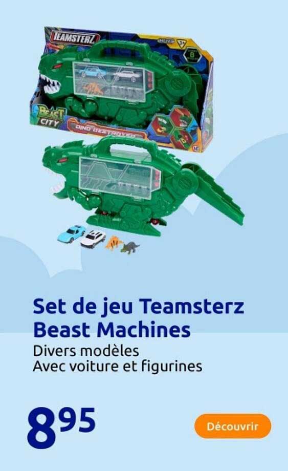 Set de jeu Teamsterz Beast Machines