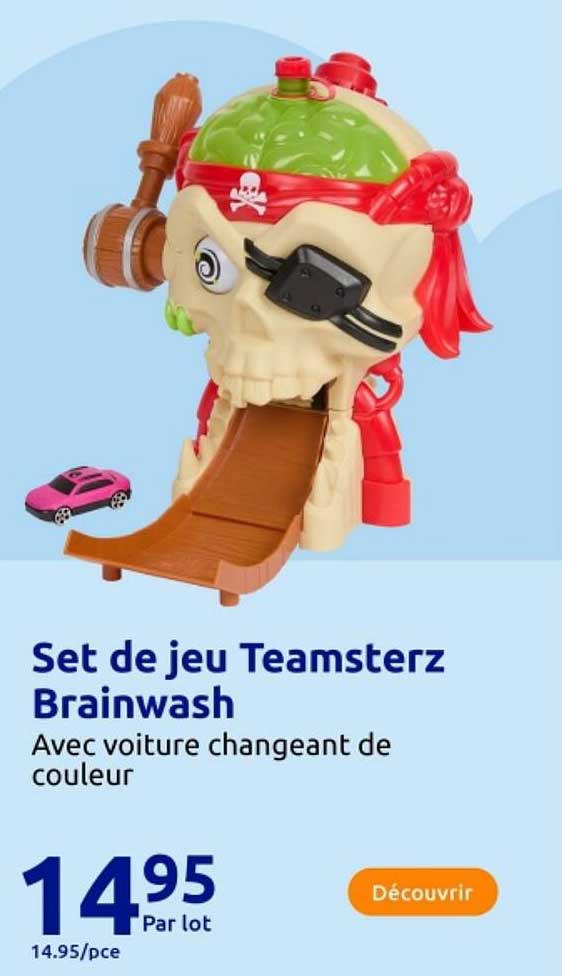 Set de jeu Teamsterz Brainwash