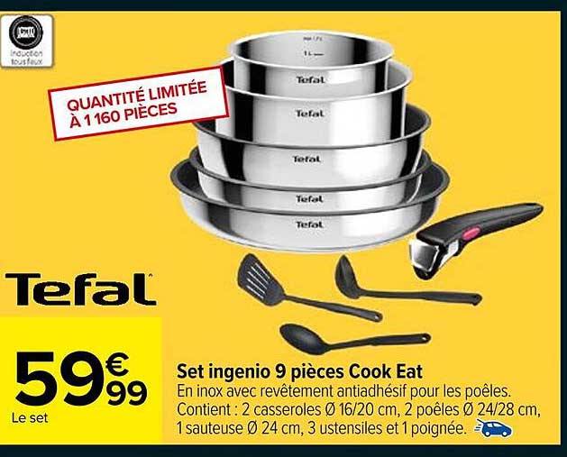 Set ingenio 9 pièces Cook Eat