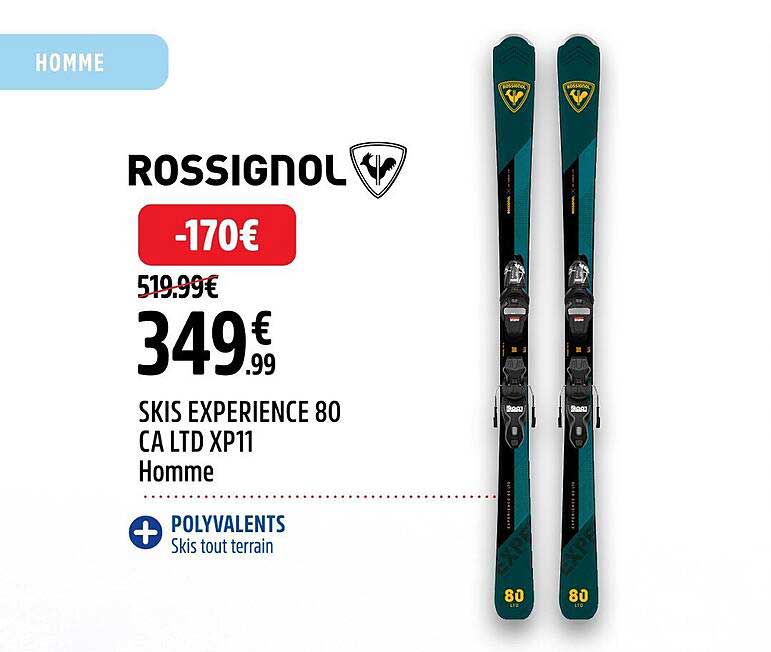 SKIS EXPERIENCE 80 CA LTD XP11 Homme