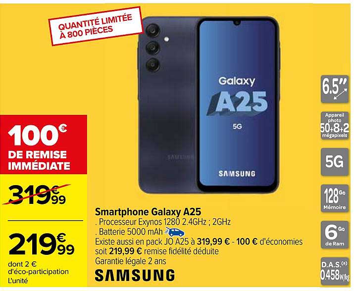 Smartphone Galaxy A25