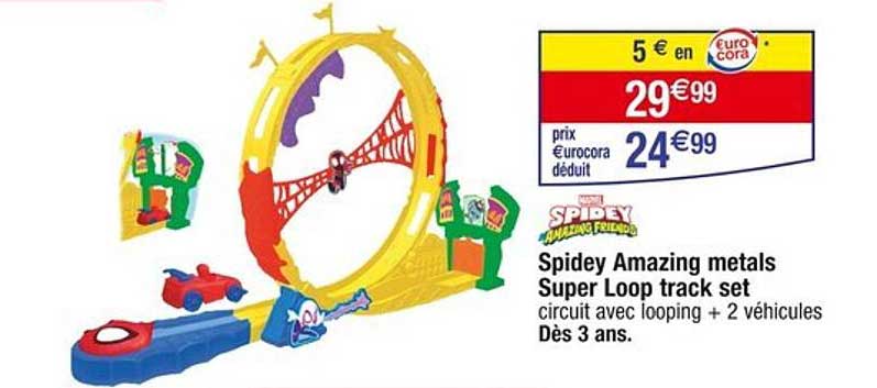 Spidey Amazing metals Super Loop track set