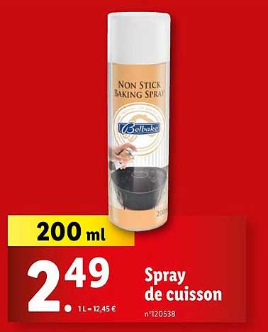 Spray de cuisson