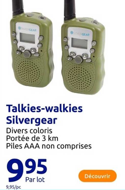 Talkies-walkies Silvergear