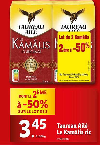 Taureau Ailé Le Kamalis riz