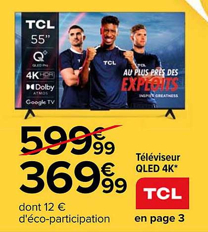 Téléviseur QLED 4K*