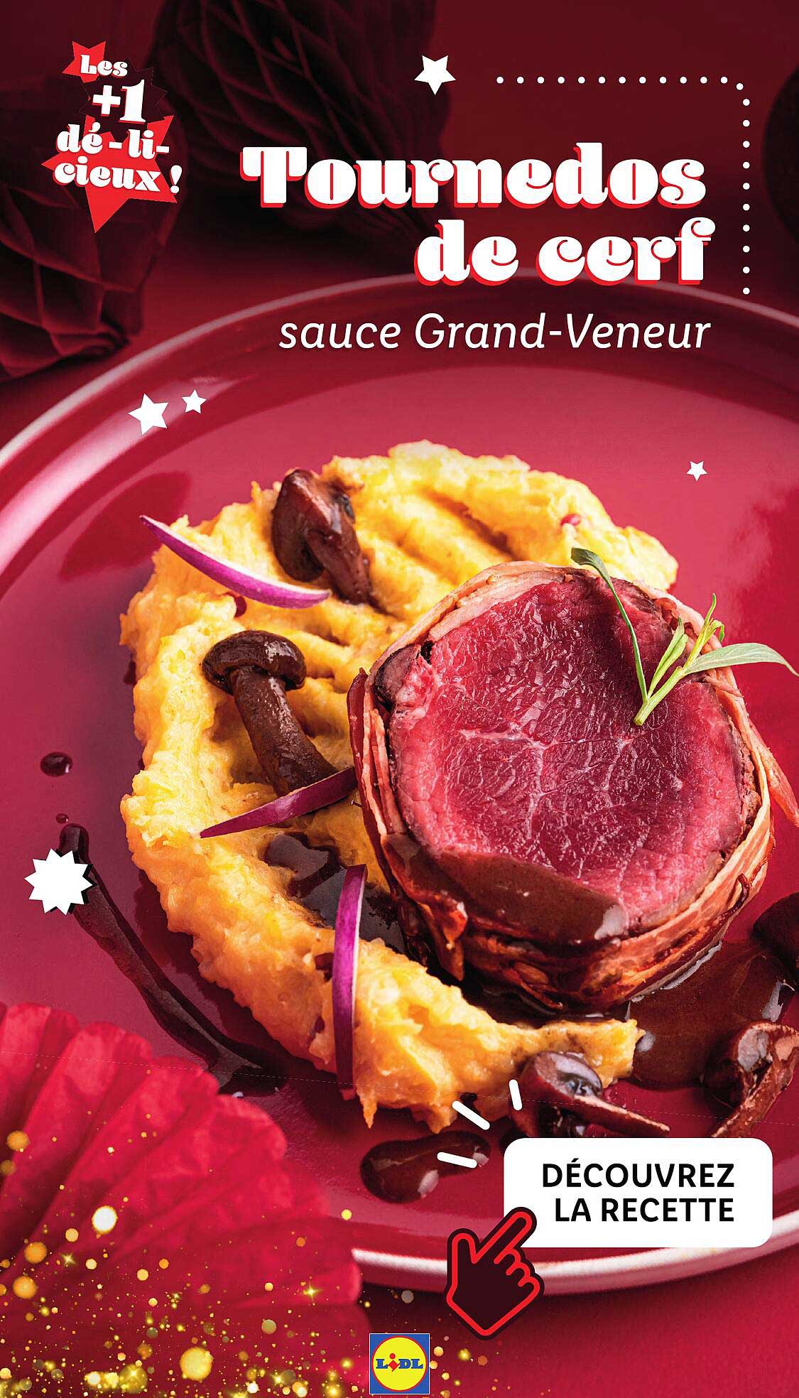 Tournedos de cerf sauce Grand-Veneur