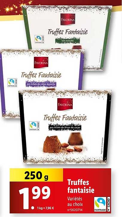 Truffes fantaisie