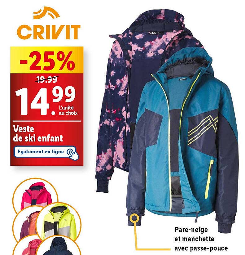 Veste de ski enfant