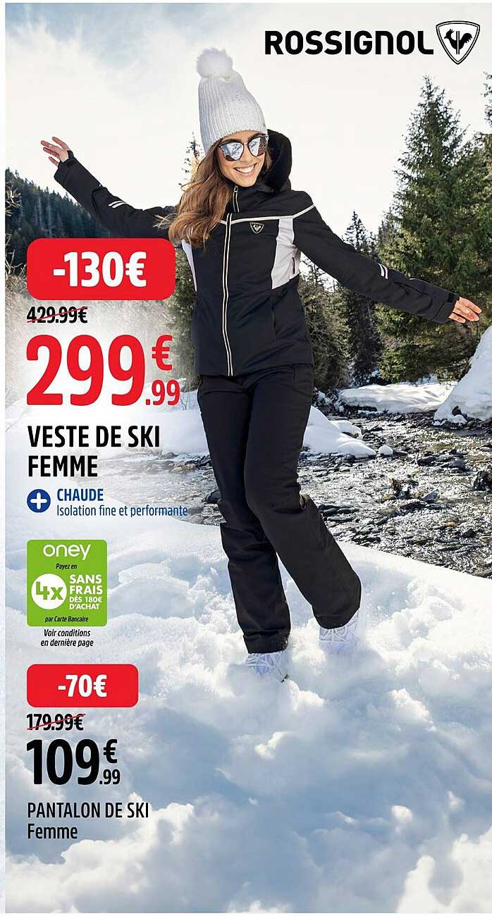 VESTE DE SKI FEMME  
PANTALON DE SKI Femme