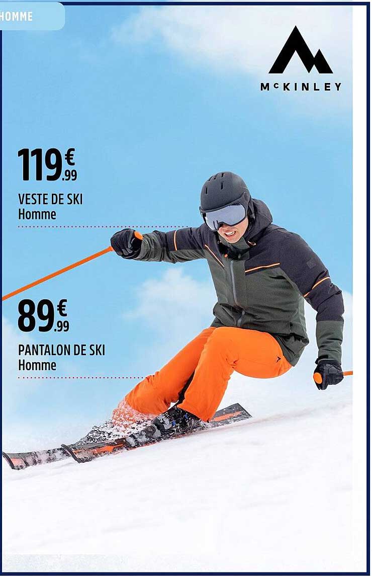 VESTE DE SKI Homme  
PANTALON DE SKI Homme  