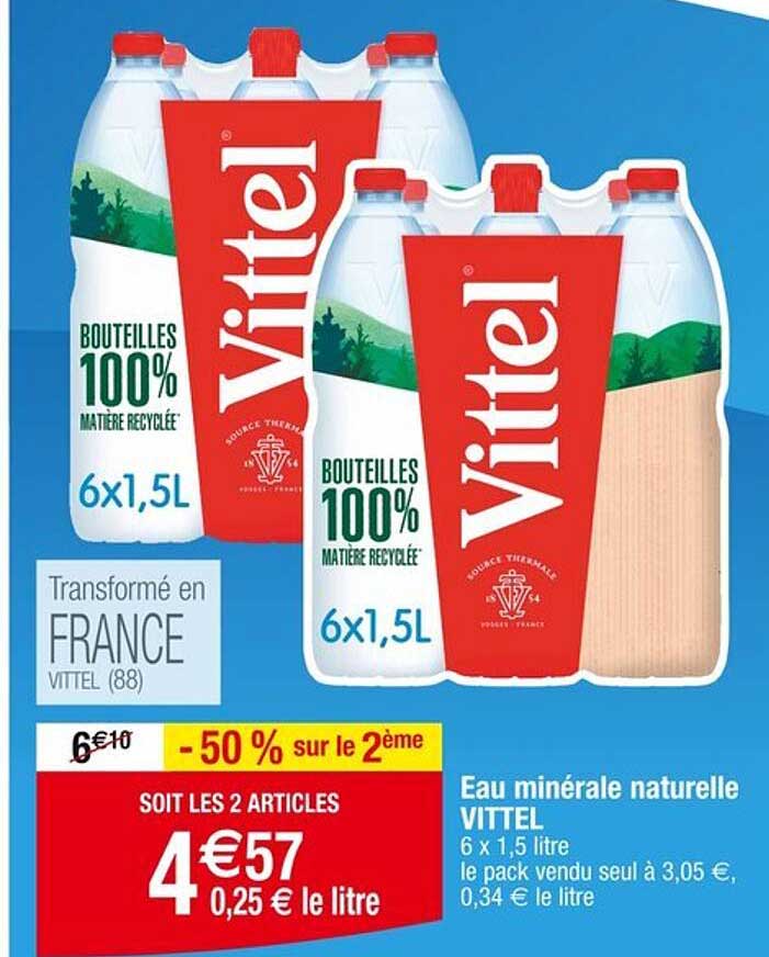 Vittel 6 x 1,5 litre