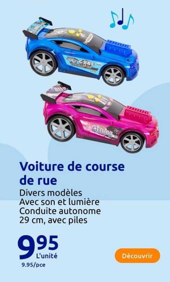 Voiture de course de rue