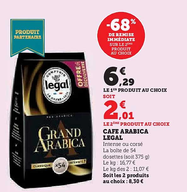 CAFÉ ARABICA LEGAL