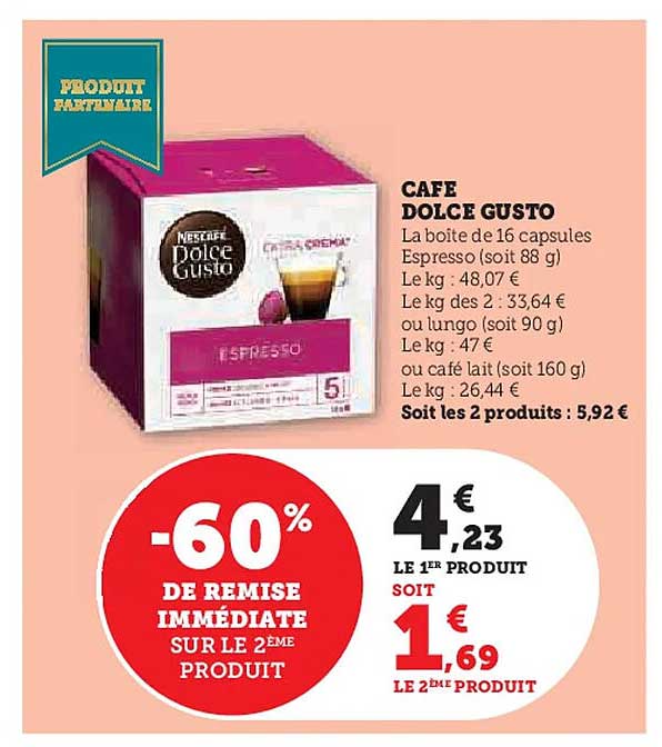 CAFE DOLCE GUSTO