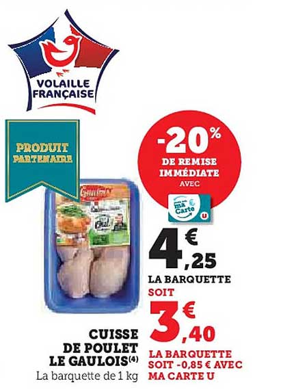 CUISSE DE POULET LE GAULOIS