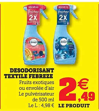 DESODORISANT TEXTILE FEBREZE