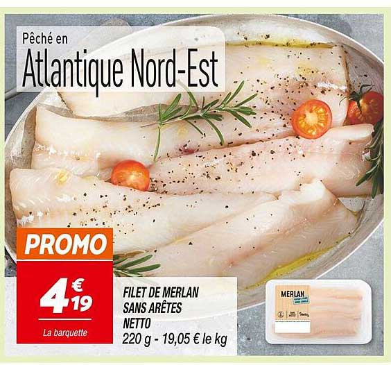 FILET DE MERLAN SANS ARÊTES